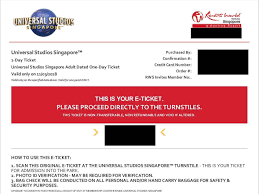 The universal studio singapore ticket price is valid for one full day; Universal Studios Singapore Uss E Ticket Entertainment Attractions On Carousell