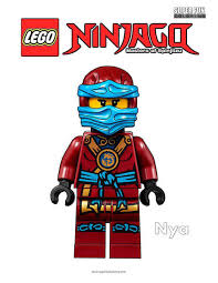 Free printable ninjago coloring pages free for kids that you can print out and color. Nya Lego Ninjago Coloring Page Super Fun Coloring