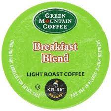 Green Mountain Coffee Breakfast Blend Light Roast K Cup Portion Pack For Keurig Brewers 24 Count P Green Mountain Coffee Mountain Coffee Light Roast Coffee