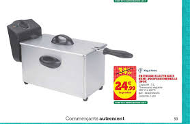 Offre Friteuse Electrique Semi Professionnelle Inox Chez Hyper U