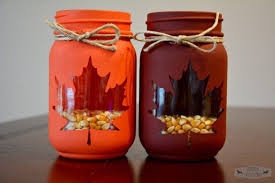 20 Beautiful Thanksgiving Decoration Diy Ideas To Decorate Your Home With Thanksgiving Decorations Diy Fall Mason Jars Thanksgiving Mason Jar Decor