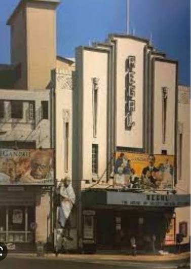 Regal Cinema, Bombay. Then (1955) and now.