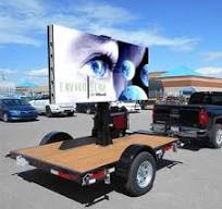 Battery Powered LED Screen - Portable Outdoor Digital Signage