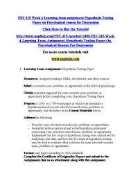 A hypothesis often follows an if/then format. Research Paper Hypothesis Statement