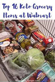 Top 16 Keto Walmart Grocery List Items For Your Low Carb Journey Low Carb Grocery Low Carb Grocery List Diet Plan Menu