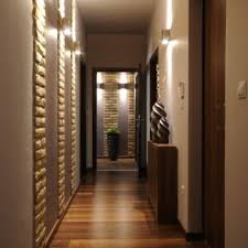 Contemporary Wall Details Design Love The Brick Great To Create A Temporary Space Hallway Designs Corridor Design Stunning Interior Design