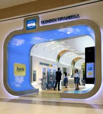 National Bank Of Greece Asked Allen International To Create A New Space Which Would Provide An Innovative And At The Same Ti Bank Design Design Digital Signage