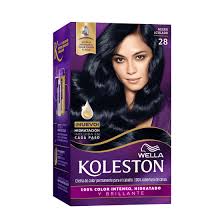 The colour looks charming even on shorter hair, so even men can use it. Wella Koleston Permanent Hair Color Cream With Water Protection Factor Blue Black 28 Wella