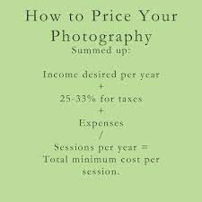 How To Price Your Photography Ya Know Just In Case I Get Good Enough In The Future Photography Pricing Photography Business Photography Lessons