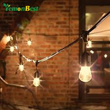 Lemonbest 9m 9 Heads 40w E27 Led String Light Outdoor Waterproof Ip65 Base For Garden Porches Pergola Christmas Decor Eu Plug E27 Base Base E27light Base Aliexpress