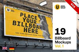 Billboard Mockup Vol 1 Billboard Mockup Poster Mockup Billboard