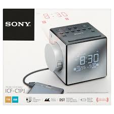 sony alarm clock radio with time