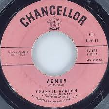 FRANKIE AVALON Venus CHANCELLOR C-1031 VG 45rpm 7" 1959 Vocal