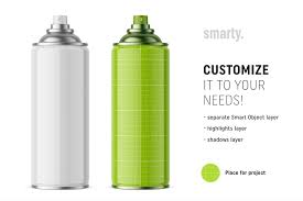 Aerosol Can Mockup In 2020 Spray Can Packaging Mockup Mockup