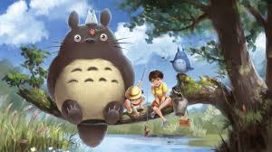 Illustration, monochrome, anime, silhouette, cartoon, totoro, my neighbor totoro, studio ghibli, black cat, rabbit, screenshot, computer wallpaper, black. 21 My Neighbor Totoro Wallpapers Wallpaperboat