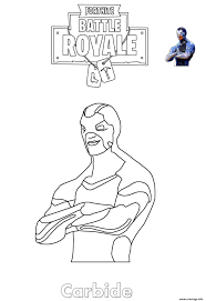 Coloriage splatoon armes coloriage fortnite saison 1 luxe coloriages. Coloriage Carbide Fortnite Dessin Fortnite A Imprimer