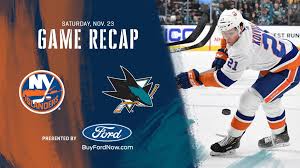 Notebook Point Streak Hits 17 As Isles Fall To Sharks In Ot