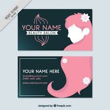Salon and spa business card appointment card | zazzle.com. Free Vector Beauty Salon Business Card