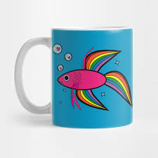If you are seeking help with your aquarium, please provide the information listed on. Rainbow Betta Fish With Heart Filled Bubbles Betta Fish Mug Teepublic