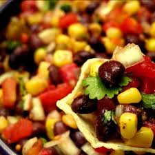 Black Bean And Corn Salad Recipe With Italian Dressing 15 Minute Black Bean And Corn Salsa Recipe Recipe Recipes Corn Salsa Recipe Food