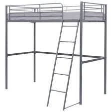 Lit Mezzanine 90x190 Cm Ole Coloris Gris Vente De Lit Enfant Conforama