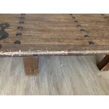 At present, people will tend to choose furniture made of rustic wood or old wood reclaimed on its surface, the color shade, or scars and blemishes. Pottery Barn Hastings Reclaimed Wood Coffee Table Aptdeco