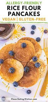 Rice Flour Pancakes 3 Ingredients Clean Eating Kitchen Recipe Rice Flour Pancakes Rice Flour Recipes