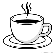 This image is protected by copyright law and can not be legally used without purchasing a license. Coffee Cup Black And White Clipart Free Png Image Illustoon