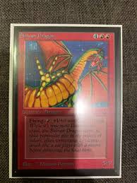 Creature — elemental knight (6/5): Mtg Ce Shivan Dragon Nm M Collector S Edition Hobbies Toys Toys Games On Carousell