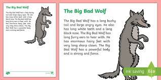 The less bombs you use to complete a level. The Big Bad Wolf Literary Description Writing Sample