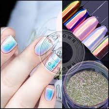 And unicorn nails are becoming a unique trend. China Unicorn Aurora Chrome Mirror Pearl Shell Mermaid Acrylic Nail Pigment Photos Pictures Made In China Com