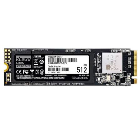 حافظه اس اس دی اینترنال 1 ترابایت KLEVV مدل SSD CRAS C710 NVMe M.2