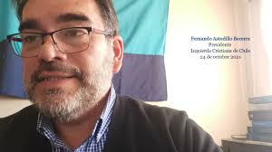 Fernando Astudillo B. presidente de la Izquierda Cristiana al cumplir 50  años desde su fundación.