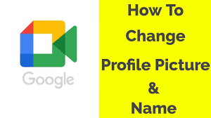 How to change yt pfp and name (read pin comment or desc. How To Change Name Profile Picture In Google Meet 2021 Youtube