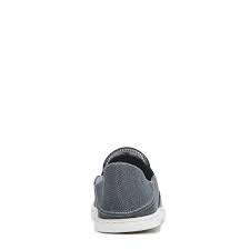 tommy hilfiger mens cleon canvas slip on shoes navy in