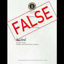 The president directs the executive branch of the federal government and. Phony Trump Letter To Biden Circulating Online Factcheck Org