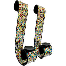 Wall sconces that work as candle holders have the benefits of being less inexpensive in that you aren't using power and purchasing batteries. Decorshore Bella Palacio 23 In Metal Wall Sconce Decorative Mosaic Iron Multicolor Candle Holder Set Of 2 Retro Rainbow Walmart Com Walmart Com