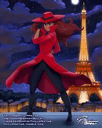 Carmen Sandiego In Paris By Bw Straybullet On Deviantart Carmen Sandiego Carmen Sandiago San Diego