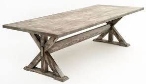 X Base Table Solid Wood Dining Table Hand Made Custom Dining Table Rustic Dining Table Rustic Dining Table