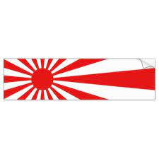 The Rising Sun Flag Bumper Sticker Zazzle Com Rising Sun Flag Japan Flag Flag