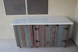 The wheels on the console are practical and enable the table to be moved easily. Diy Outdoor Kitchen 23 Steps Instructables