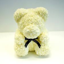 We cannot guarantee delivery by a specific date as delays may occur that are out of our contol. Rose Bear White Scent And Violet