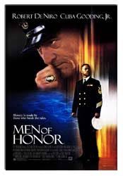 Delivers in the lead role of carl brashear and robert de niro gives a phenomenal performance as well. Men Of Honor Production Notes