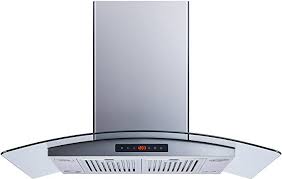 It's important to consider your kitchen layout before choosing one. Amazon Com Winflo 36 In 520 Cfm Convertible Stainless Steel Glass Island Range Hood With Stainless Steel Baffle Fil Range Hood Island Range Hood Island Range