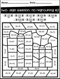 Holiday Color By Code Two Digit Addition And Subtraction No Regrouping Addition And Subtraction Christmas Math Activities Subtraction