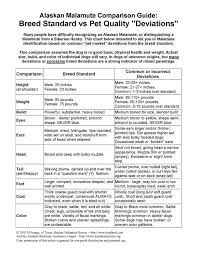 Comprehensive Malamute Weight Chart Shih Tzu Size And Weight