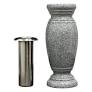 Grey Memorial Vase from www.walmart.com