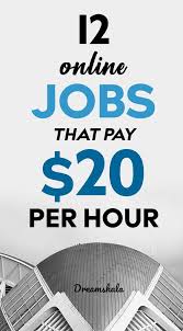 15 Genuine Online Jobs That Pay 20 An Hour For Beginners Online Jobs Money Making Jobs Online Jobs From Home
