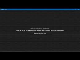 This generally means that they've had to get the . How To Fix The The Authentication Servers Are Down For Maintenance Error Youtube