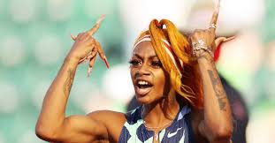 Richardson blows dramatic kisses to the crowd and points at herself when a stadium announcer introduces her before a race. Sprinter Sha Carri Richardson Banned From Olympics 100m After Cannabis Test Sports News Onmanorama